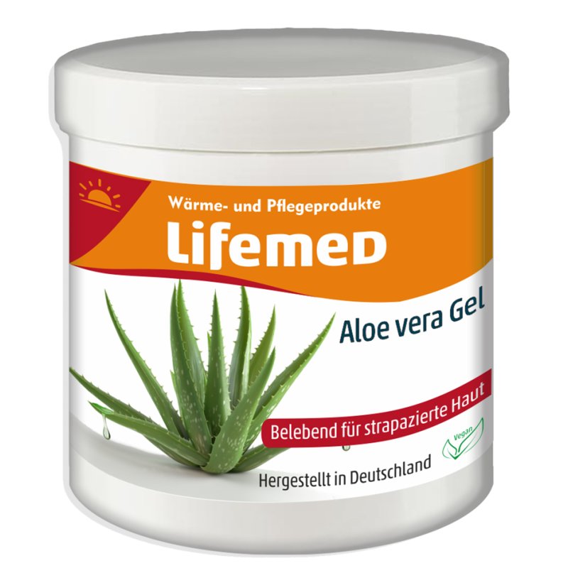 Lifemed Aloë Vera gelei, 100% vegan, vochtinbrengend, 250 ml